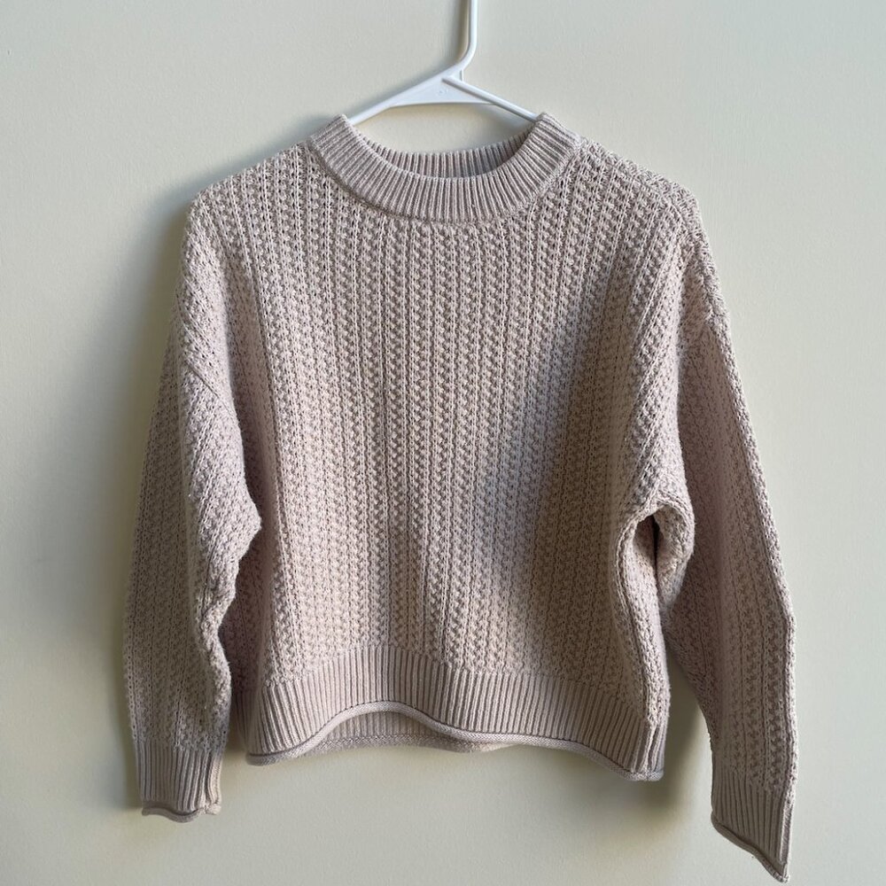 Women's Tan Crewneck Pullover Target - Size S